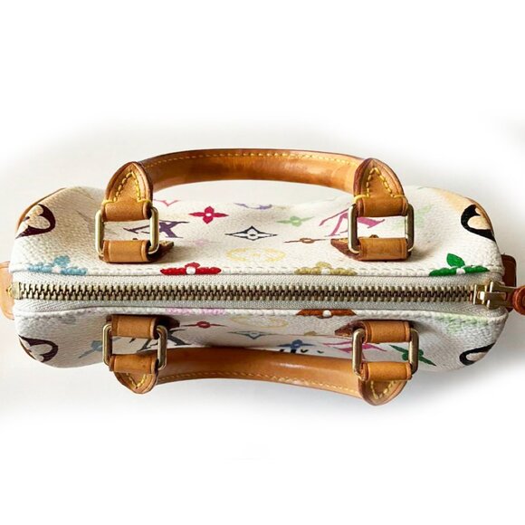 Authentic Louis Vuitton Mini Nano Speedy Monogram Multicolor Sac Bag HL White - Picture 10 of 14